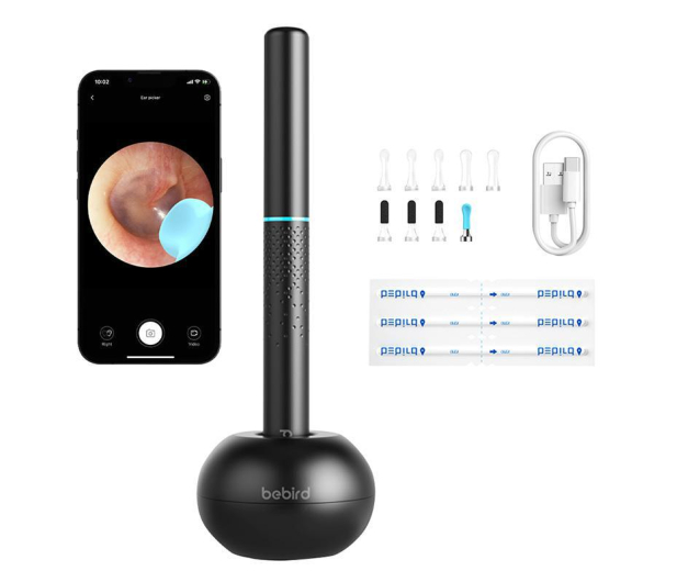 BeBird Bebird M9 S Otoskop z kamerą do czyszczenia uszu, czarny - 1487266 - zdjęcie 2